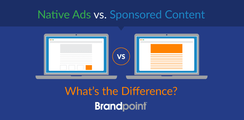 native advertising vs sponsored content