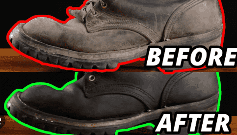how to clean leather work boots
